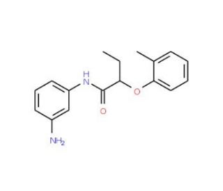 N-(3-Aminophenyl)-2-(2-methylphenoxy)butanamide - chemical structure image
