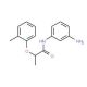 N-(3-Aminophenyl)-2-(2-methylphenoxy)propanamide - chemical structure image