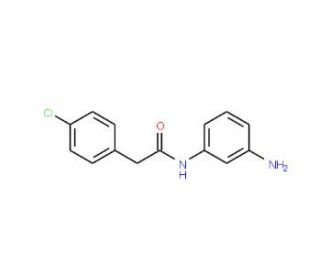 N-(3-Aminophenyl)-2-(4-chlorophenyl)acetamide - chemical structure image