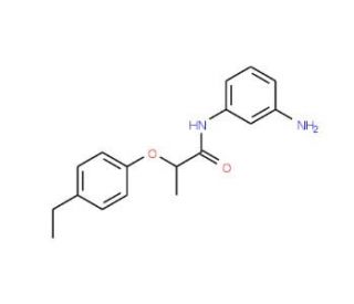 N-(3-Aminophenyl)-2-(4-ethylphenoxy)propanamide - chemical structure image