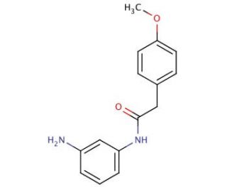 N-(3-Aminophenyl)-2-(4-methoxyphenyl)acetamide - chemical structure image