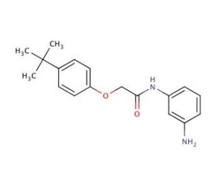 N-(3-Aminophenyl)-2-[4-(tert-butyl)phenoxy]-acetamide - chemical structure image
