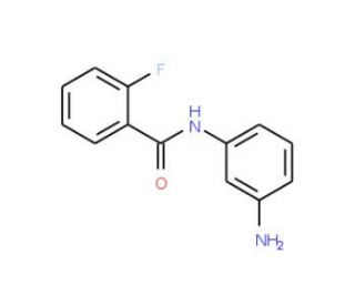 N-(3-Aminophenyl)-2-fluorobenzamide - chemical structure image