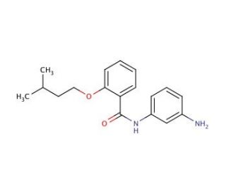 N-(3-Aminophenyl)-2-(isopentyloxy)benzamide - chemical structure image