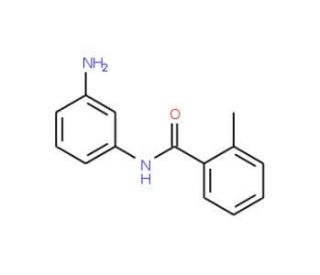 N-(3-Aminophenyl)-2-methylbenzamide (CAS 293737-97-0) - chemical structure image