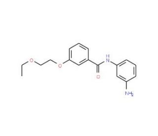 N-(3-Aminophenyl)-3-(2-ethoxyethoxy)benzamide - chemical structure image