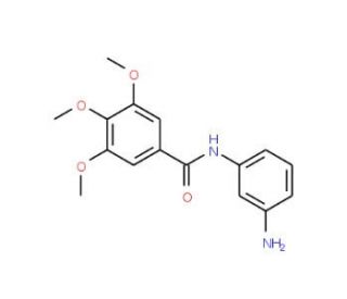 N-(3-Aminophenyl)-3,4,5-trimethoxybenzamide - chemical structure image