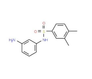 N-(3-aminophenyl)-3,4-dimethylbenzenesulfonamide - chemical structure image