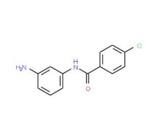 N-(3-Aminophenyl)-4-chlorobenzamide (CAS 905811-04-3) - chemical structure image