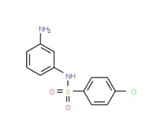 N-(3-aminophenyl)-4-chlorobenzenesulfonamide - chemical structure image