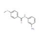 N-(3-Aminophenyl)-4-methoxybenzamide - chemical structure image