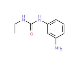 N-(3-aminophenyl)-N&prime;-ethylurea - chemical structure image
