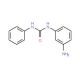 N-(3-aminophenyl)-N′-phenylurea (CAS 66695-96-3) - chemical structure image