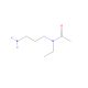 N-(3-aminopropyl)-N-ethylacetamide - chemical structure image