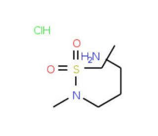 N-(3-aminopropyl)-N-methylethanesulfonamide hydrochloride - chemical structure image