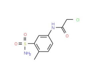 N-[3-(aminosulfonyl)-4-methylphenyl]-2-chloroacetamide - chemical structure image