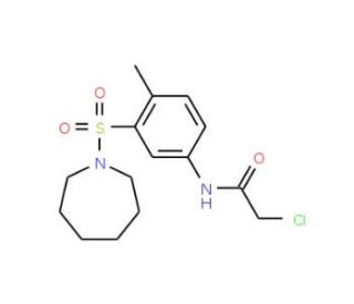 N-[3-(Azepane-1-sulfonyl)-4-methyl-phenyl]-2-chloro-acetamide - chemical structure image