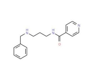 N-(3-Benzylamino-propyl)-isonicotinamide - chemical structure image