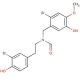 N-(3-Bromo-4-hydroxyphenethyl)-N-(2-bromo-5-hydroxy-4-methoxybenzyl)formamide (CAS 162334-97-6) - chemical structure image