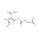 N-(3-Carbamoyl-4,5-dimethyl-thiophen-2-yl)-succinamic acid - chemical structure image