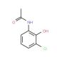 N-(3-chloro-2-hydroxyphenyl)acetamide - chemical structure image