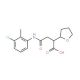 N-(3-Chloro-2-methyl-phenyl)-2-(tetrahydro-furan-2-yl)-succinamic acid - chemical structure image
