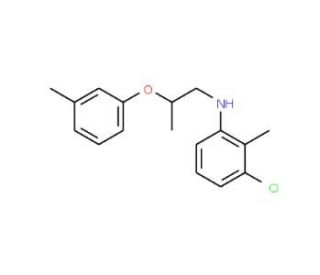 N-(3-Chloro-2-methylphenyl)-N-[2-(3-methyl-phenoxy)propyl]amine - chemical structure image