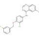 N-[3-Chloro-4-[(3-fluorobenzyl)oxy]phenyl]-6-iodoquinazolin-4-amine (CAS 231278-20-9) - chemical structure image