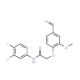 N-(3-chloro-4-fluorophenyl)-2-(4-formyl-2-methoxyphenoxy)acetamide - chemical structure image