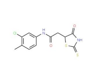 N-(3-Chloro-4-methylphenyl)-2-(2-mercapto-4-oxo-4,5-dihydro-1,3-thiazol-5-yl)acetamide - chemical structure image