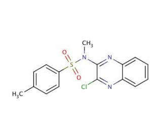 N-(3-Chloro-quinoxalin-2-yl)-4,N-dimethyl-benzenesulfonamide - chemical structure image