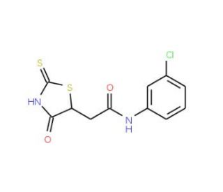 N-(3-Chlorophenyl)-2-(2-mercapto-4-oxo-4,5-dihydro-1,3-thiazol-5-yl)acetamide - chemical structure image