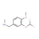 N-[3-(difluoromethoxy)-4-methoxybenzyl]-N-methylamine - chemical structure image