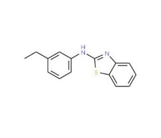 N-(3-ethylphenyl)-1,3-benzothiazol-2-amine - chemical structure image