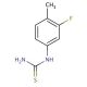 N-(3-fluoro-4-methylphenyl)thiourea - chemical structure image