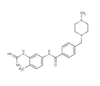 N-(3-Guanidino-4-methylphenyl)-4-(methylpiperazine-1-yl-methyl)benzamide (CAS 581076-65-5) - chemical structure image