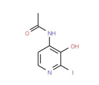 N-(3-Hydroxy-2-iodopyridin-4-yl)acetamide (CAS 1186310-97-3) - chemical structure image