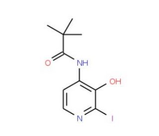 N-(3-Hydroxy-2-iodopyridin-4-yl)pivalamide - chemical structure image