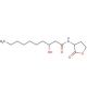 N-(3-Hydroxydecanoyl)-DL-homoserine lactone - chemical structure image