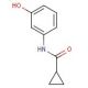 N-(3-hydroxyphenyl)cyclopropanecarboxamide (CAS 52041-73-3) - chemical structure image