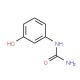 N-(3-Hydroxyphenyl)urea (CAS 701-82-6) - chemical structure image