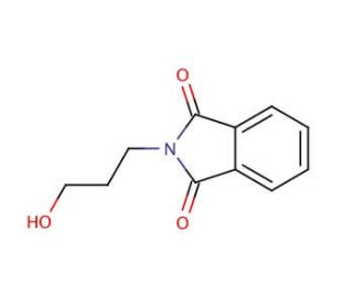 N-(3-Hydroxypropyl)phthalimide (CAS 883-44-3) - chemical structure image