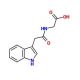 N-(3-Indoleacetyl)glycine (CAS 13113-08-1) - chemical structure image