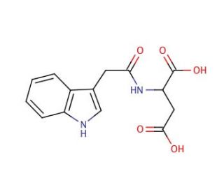 N-(3-Indolylacetyl)-DL-aspartic acid (CAS 32449-99-3) - chemical structure image