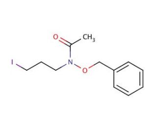N-(3-Iodopropyl)-N-(benzyloxy)acetamide - chemical structure image