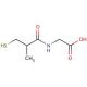 N-(3-Mercapto-2-methylpropanoyl)glycine (CAS 89021-98-7) - chemical structure image