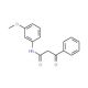N-(3-Methoxy-phenyl)-3-oxo-3-phenyl-propionamide (CAS 23058-90-4) - chemical structure image