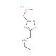N-{[3-(Methoxymethyl)-1,2,4-oxadiazol-5-yl]-methyl}ethanamine hydrochloride (CAS 1185017-46-2) - chemical structure image