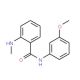 N-(3-methoxyphenyl)-2-(methylamino)benzamide - chemical structure image