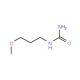 N-(3-methoxypropyl)urea (CAS 1119-61-5) - chemical structure image